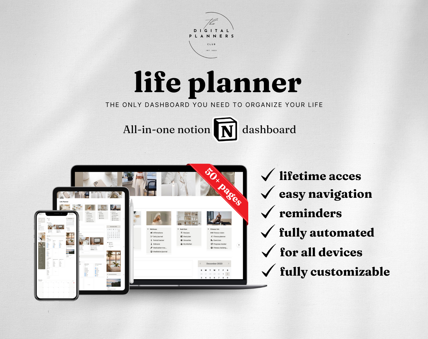 All-in-one Planner | Notion Dashboard