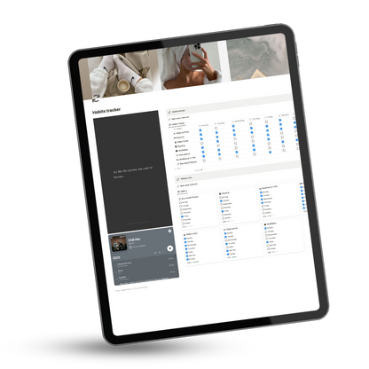 Digital habit tracker | Notion template | Notion planner | Habit Tracker Notion