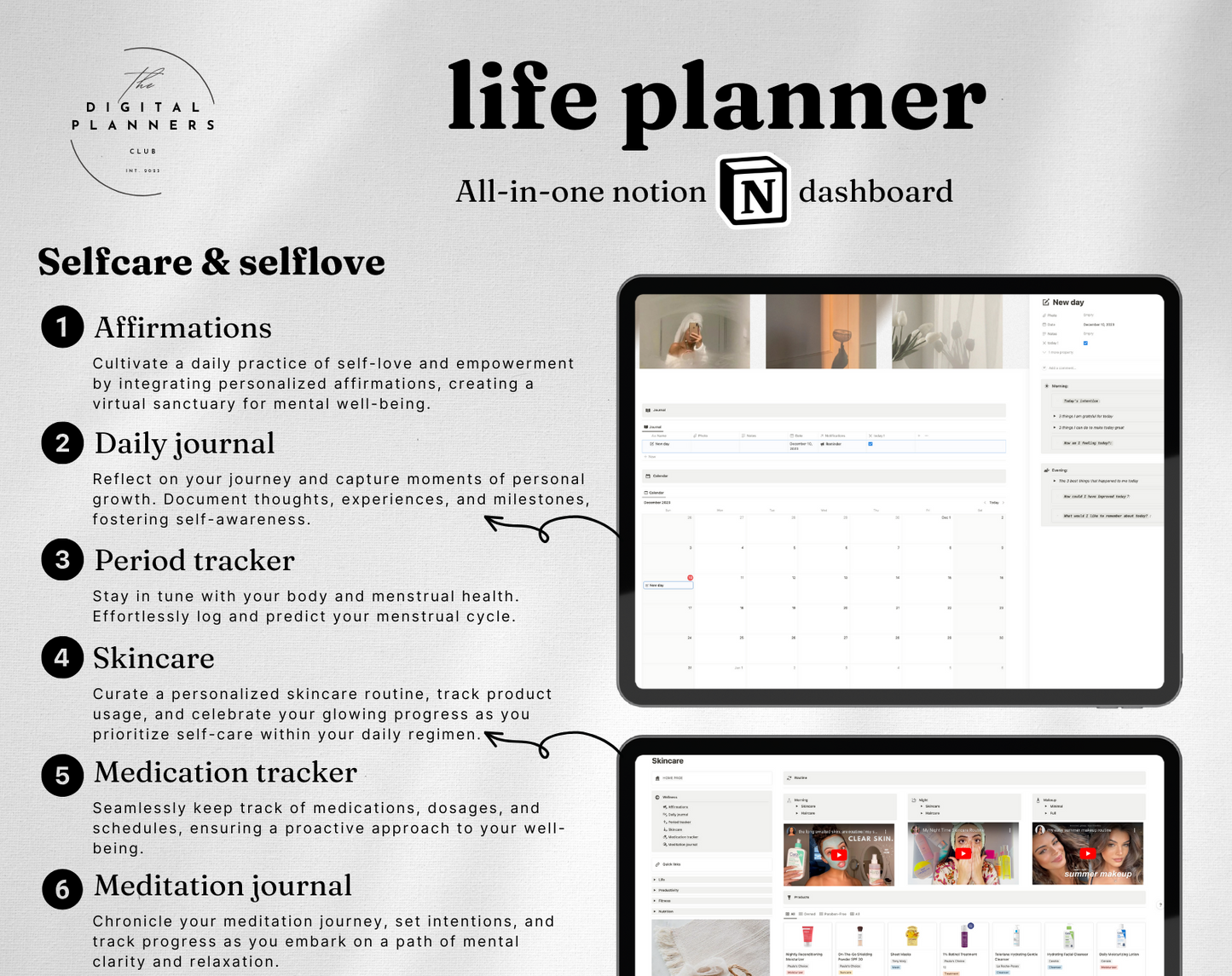 All-in-one Planner | Notion Dashboard