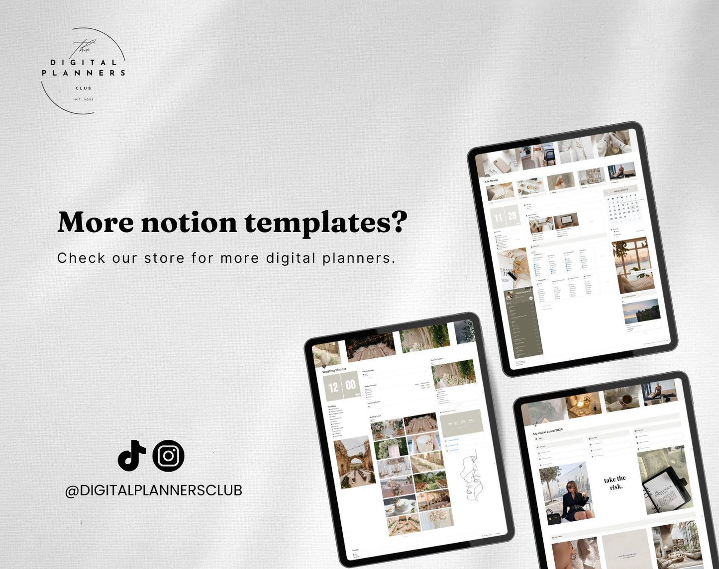 Digital Vision board | Notion Template