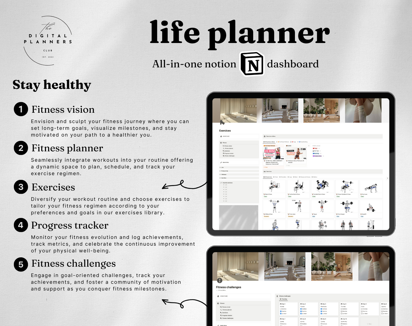 All-in-one Planner | Notion Dashboard